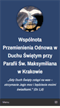 Mobile Screenshot of odnowa.mistrzejowice.net